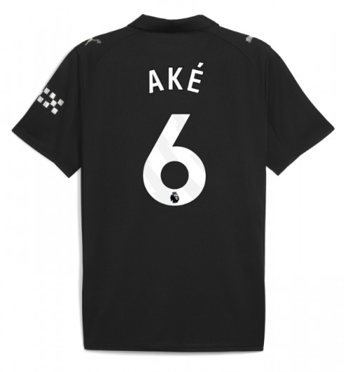 Manchester City Nathan Ake #6 Venkovní Dres 2025-26 Krátký Rukáv Manchester City Nathan Ake #6 Venkovní Dres 2025-26 Krátký Rukáv